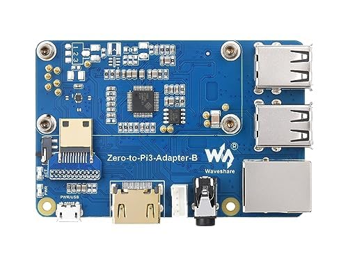 TUOPUONE Pi Zero 2W auf 3B Adapter, alternative Lösung kompatibel mit RPi 3 Modell B/B+ von TUOPUONE