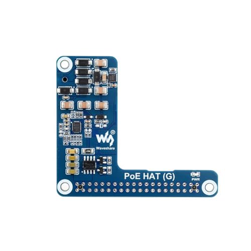 TUOPUONE Power Over Ethernet HAT (G), kompatibel mit Raspberry Pi 5, 5 V, 5 A Ausgang, unterstützt 802.3af/at Netzwerkstandard RPi 5 PoE HAT von TUOPUONE