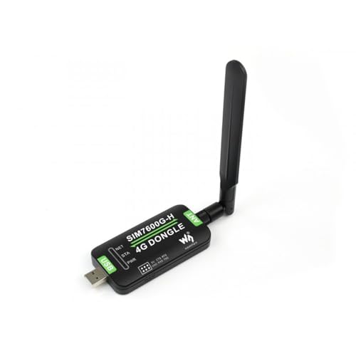 TUOPUONE SIM7600G-H 4G DONGLE mit Antenne, Industriequalität, 4G-Kommunikation und GNSS-Positionierung, periphere globale Bandunterstützung von TUOPUONE