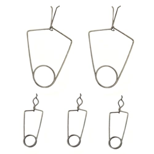 TUOREN 5 x Flöten-Pad-Clips, Schweißklemmen-Set, Metallflöten-Reparatur-Clips, 3 x Blasinstrument-Schweißclips und 2 x Blasinstrumenten-Einkerbungsclip für Trompete, Saxophon, Klarinette, Oboe, TUOREN 5 x Flöten-Pad-Clips, Schweißklemmen-Set, Metallflöten-Reparatur-Clips, 3 x Blasinstrument-Schweißclips und 2 x Blasinstrumenten-Einkerbungsclip für Trompete, Saxophon, Klarinette, Oboe, von TUOREN