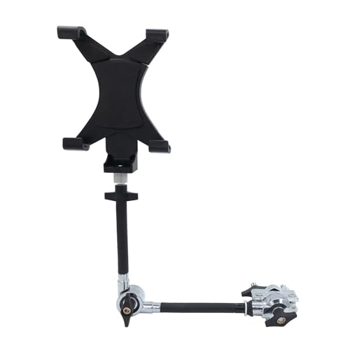 TUOREN Drum Set Befestigungsklemme mit Tablet-Halterung, verstellbare 20,3 cm bis 27,9 cm Tablet-Halterung mit Klemmhalterung für Percussion-Mikrofon, Schlagzeug-Beckenständer TUOREN Drum Set Befestigungsklemme mit Tablet-Halterung, verstellbare 20,3 cm bis 27,9 cm Tablet-Halterung mit Klemmhalterung für Percussion-Mikrofon, Schlagzeug-Beckenständer von TUOREN