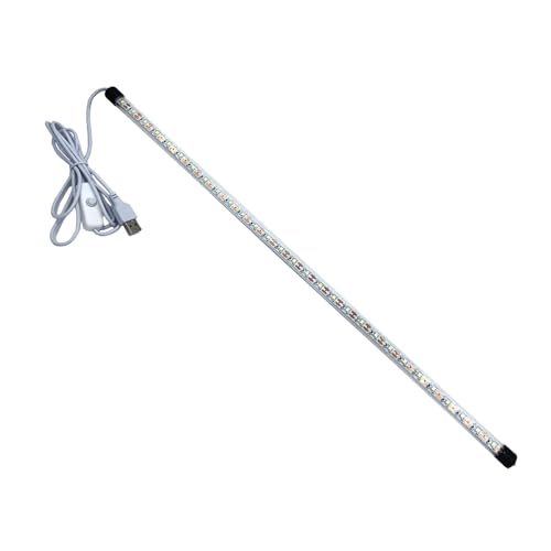 TUOREN Saxophon-Lecklicht, doppelseitig, Flötenleck, LED-Licht, 50,7 cm, Saxophon-Reparatur-Lichtleiste, Werkzeug, Blasinstrument-Zubehör von TUOREN