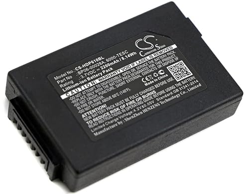 2200mAh / 8.14Wh Ersatzakku kompatibel mit Dolphin 6000LU1, 6100, 6110, 6500, 6000-BTSC, 6000-TESC, BP06-00028A, BP06-00029A von TUPower