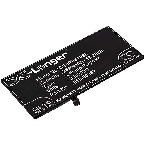 2690mAh / 10.28Wh Ersatzakku kompatibel mit Apple A1864, iPhone 8 Plus, iPhone 8+, MQ8D2LL/A, MQ8E2LL/A, MQ8F2LL/A, MQ8G2LL/A, MQ8H2LL/A, MQ8J2LL/A, 616-00367 2690mAh / 10.28Wh Ersatzakku kompatibel mit Apple A1864, iPhone 8 Plus, iPhone 8+, MQ8D2LL/A, MQ8E2LL/A, MQ8F2LL/A, MQ8G2LL/A, MQ8H2LL/A, MQ8J2LL/A, 616-00367 von TUPower