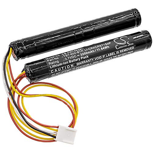 3200mAh / 11.84Wh Ersatzakku kompatibel mit Crestron TST-600, TST-600 Touchpanels, TST-602, TST-602 Touchpanels, LI-CRXCRST1S4P, TST-600-BTP 3200mAh / 11.84Wh Ersatzakku kompatibel mit Crestron TST-600, TST-600 Touchpanels, TST-602, TST-602 Touchpanels, LI-CRXCRST1S4P, TST-600-BTP von TUPower