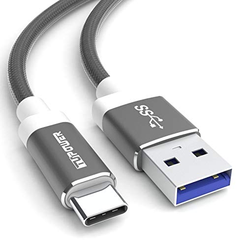 TUPower K02 USB C Kabel 1m auf USB 3.0 geeignet als Quickcharge schnellladekabel kompatibel mit: Samsung Galaxy S20 S10 S9 S8 Plus A51 A71 A41 Xiaomi Redmi Note 7 8 Pro USB Typ C Ladekabel von TUPower