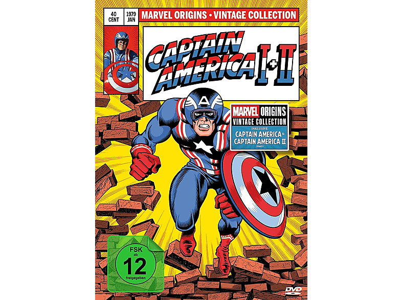 Captain America I+II - Marvel Origins DVD Captain America I+II - Marvel Origins DVD von TURBINE ME