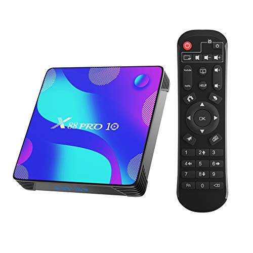 Android 11 TV Box,TUREWELL 4GB RAM 32GB ROM RK3318 Quad-Core 64bit Cortex-A53 Support 2.4/5.0GHz dual-Band WiFi BT4.0 3D 4K 1080P H.265 10/100M Ethernet HD2.0 Smart TV Box von TUREWELL