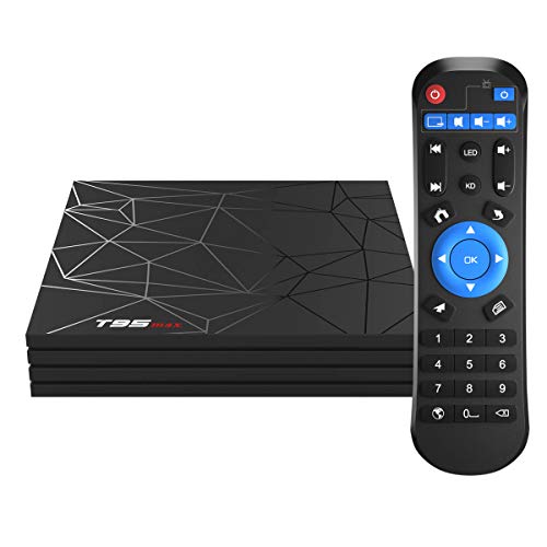 Android TV Box, Android 10.0 TV-Box, 4 GB RAM 32 GB ROM H616 Quad-Core Cortex-A53, unterstützt 3D 6 K Ultra HD H.265 2,4 GHz WiFi Ethernet HD Smart TV Box von TUREWELL