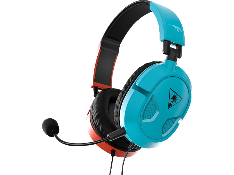TURTLE BEACH 220530 Over-Ear Recon 50 RB, Over-ear Gaming Headset Rot/Blau von TURTLE BEACH