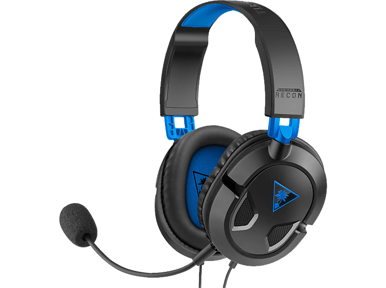 TURTLE BEACH Recon 50P, Over-ear Gaming Headset Schwarz/Blau von TURTLE BEACH