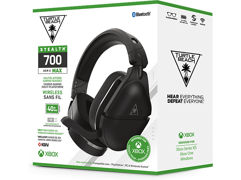 TURTLE BEACH Stealth 700 GEN2 Max, Over-ear Gaming Headset Schwarz von TURTLE BEACH