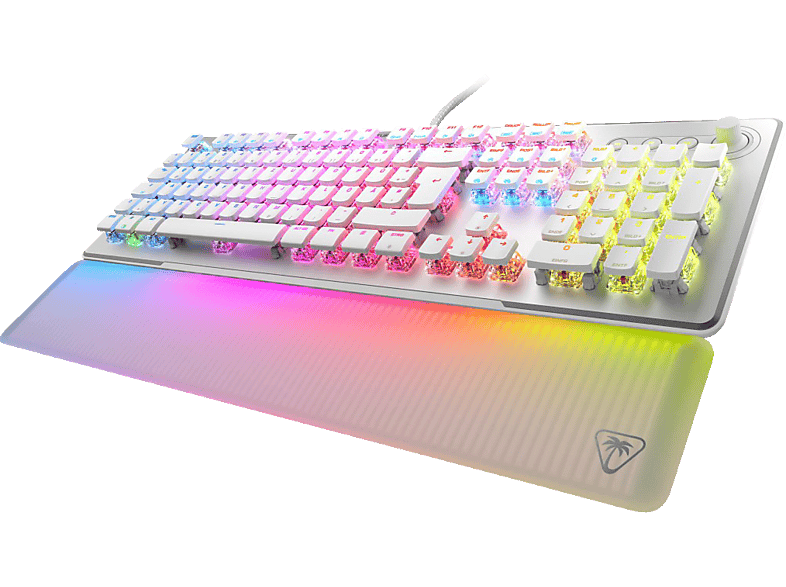 TURTLE BEACH Vulcan II Max, Linear, Gaming Tastatur, Mechanisch, Kabelgebunden, Weiß TURTLE BEACH Vulcan II Max, Linear, Gaming Tastatur, Mechanisch, Kabelgebunden, Weiß von TURTLE BEACH