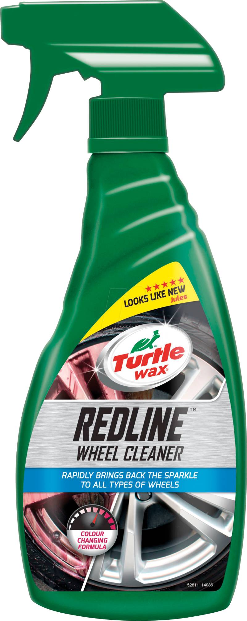 KFZ TURTLE 52854 - KFZ - Felgenreiniger, REDLINE, 500 ml von TURTLEWAX
