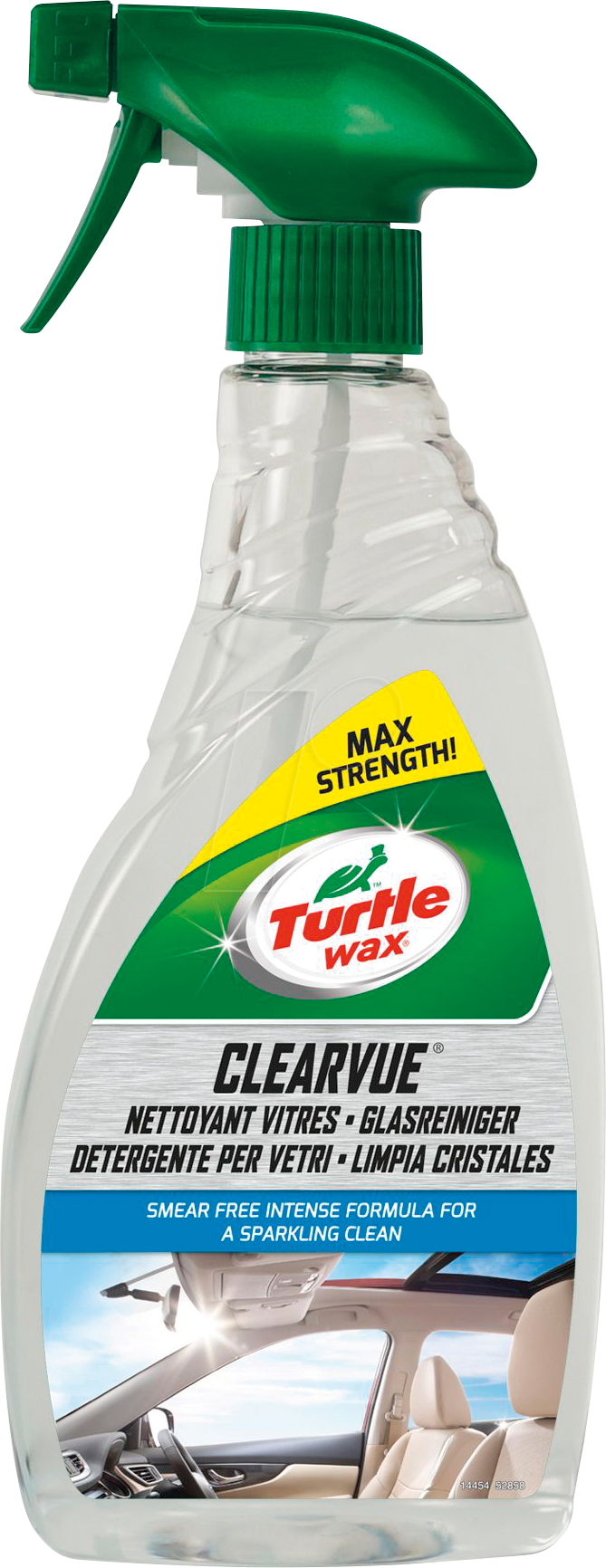 KFZ TURTLE 52858 - KFZ - Glasreiniger, Innen & Außen, 500 ml von TURTLEWAX