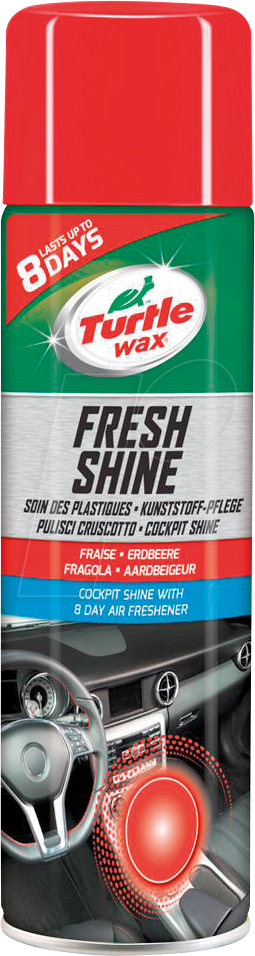 KFZ TURTLE 52866 - KFZ - Cockpitspray, Erdbeer-Duft, 500 ml von TURTLEWAX