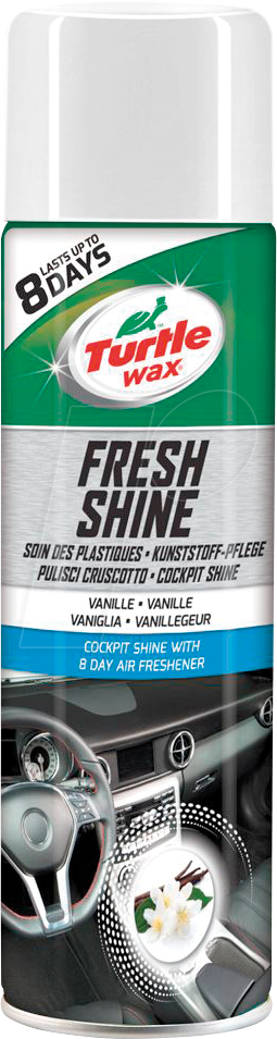 KFZ TURTLE 52867 - KFZ - Cockpitspray, Vanille-Duft, 500 ml von TURTLEWAX