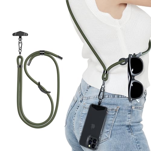 TUSEASY Handykette Universal – 8 mm Handy Umhängeband mit Edelstahl-Halterung, Verstellbares Handyband für iPhone 16/15/14/13 Pro, Samsung – Robustes Handyzubehör TUSEASY Handykette Universal – 8 mm Handy Umhängeband mit Edelstahl-Halterung, Verstellbares Handyband für iPhone 16/15/14/13 Pro, Samsung – Robustes Handyzubehör von TUSEASY
