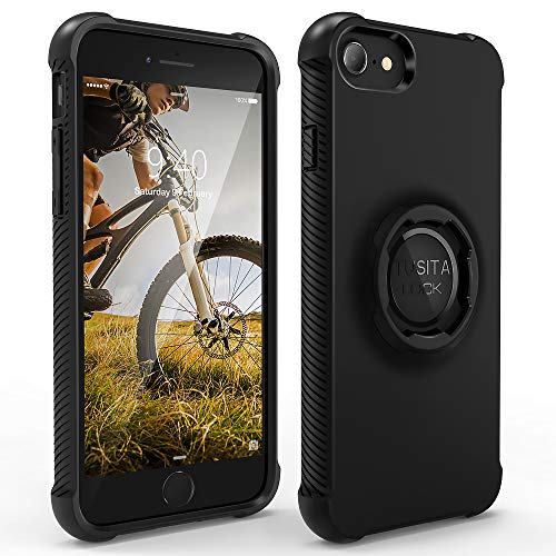 TUSITA Hülle Entworfen für Apple iPhone 6 6S 7 8 SE 2020 2022 - Fahrradhalterung Handyhülle Twist Lock Schutzhülle - Partner für Outdoor-Liebhaber von TUSITA