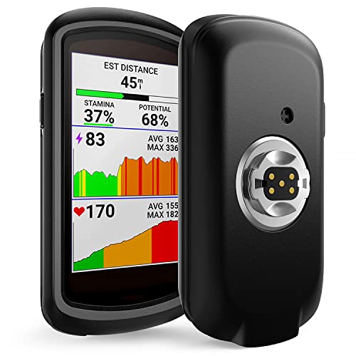 TUSITA Hülle Kompatibel mit Garmin Edge 1040 Solar - Silikon Schutzhülle Skin - GPS Bike Computer Zubehör von TUSITA
