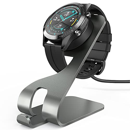 TUSITA Ladestation Kompatibel mit Huawei Watch GT, GT2, GT 2e, Honor Watch Magic Magic 2, Honor Watch Dream, Honor Watch GS Pro - USB Aluminum Ladeständer 5ft 150cm Ladekabel - Smartwatch Zubehör von TUSITA