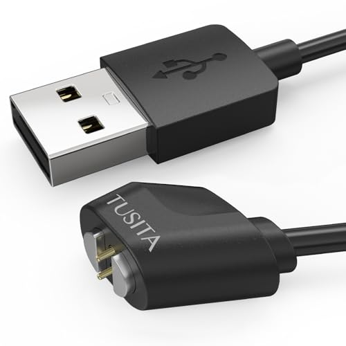 TUSITA Magnetisches Ladegerät Ladekabel Kompatibel mit SUUNTO Wing Sonic Open-Ear Knochenschall Kopfhörer, 1M von TUSITA