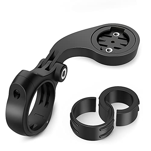 TUSITA Mountainbike Halterung Kompatibel mit Garmin Edge GPS Fahrradcomputer, XOSS G/G+, iGPSPORT GPS - Fahrradlenker Halterung 25.4mm 31.8mm Fahrrad Halter Bike Mount - MTB Fahrrad Lenker Halterung von TUSITA