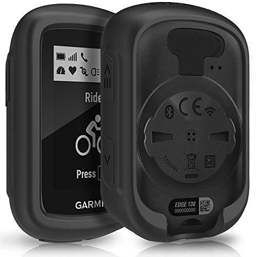 TUSITA hülle für Garmin Edge 130 Plus - Silikon Schutzhülle - GPS Bike Computer Zubehör von TUSITA