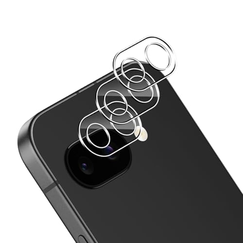 TUTUO 3 Stück Kamera Schutzfolie Kompatibel mit Google Pixel 9A 5G Camera Panzer Schutz Glas, Blasenfrei, 9H Härte Anti-Kratzer HD Kameraschutz Folie von TUTUO