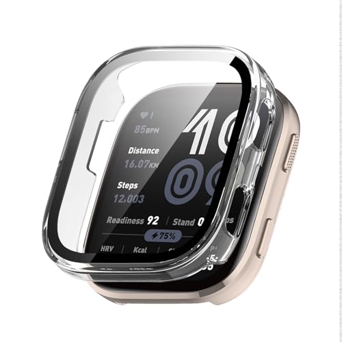 TUTUO Hülle Kompatibel mit Amazfit Bip 6 Schutzhülle, Rundum Case mit Displayschutzfolie, Flexibles TPU Vollschutz Cover, Anti-Kratz Displayschutz - Transparent TUTUO Hülle Kompatibel mit Amazfit Bip 6 Schutzhülle, Rundum Case mit Displayschutzfolie, Flexibles TPU Vollschutz Cover, Anti-Kratz Displayschutz - Transparent von TUTUO