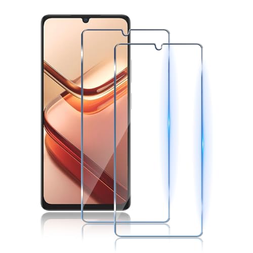 TUTUO Kompatibel mit DOOGEE Note 58 Displayschutzfolie, [2 Pack] Panzerglas Keine Blasen, Anti-Kratzen, Anti-Fingerabdruck, 9H Härte HD Premium Displayschutzfolie Glasfolie von TUTUO