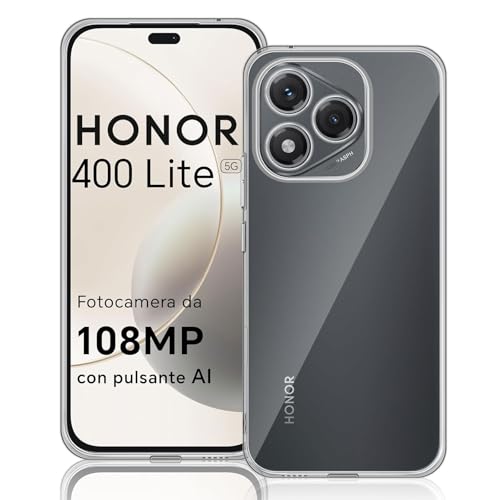 TUTUO Schutzhülle Kompatibel mit Honor 400 Lite 5G Hülle, Crystal Clear Slim Weiche Transparent Silikon Case, Stoßdämpfende Fallschutz, Anti-Kratzt Soft Transparent TPU Protector Handyhülle TUTUO Schutzhülle Kompatibel mit Honor 400 Lite 5G Hülle, Crystal Clear Slim Weiche Transparent Silikon Case, Stoßdämpfende Fallschutz, Anti-Kratzt Soft Transparent TPU Protector Handyhülle von TUTUO