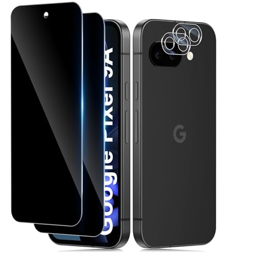 TUTUO Sichtschutz Schutzfolie für Google Pixel 9A 5G für Panzerglas, 2+2 Stück Anti Spy Panzer Schutz Glas + Kameraschutz, 9H Härte Anti-Kratzer Privacy Folie, Anti-Spähen Schutzglas - Schwarz TUTUO Sichtschutz Schutzfolie für Google Pixel 9A 5G für Panzerglas, 2+2 Stück Anti Spy Panzer Schutz Glas + Kameraschutz, 9H Härte Anti-Kratzer Privacy Folie, Anti-Spähen Schutzglas - Schwarz von TUTUO