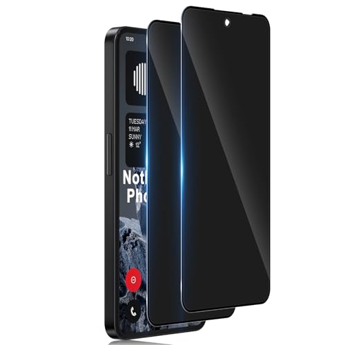 TUTUO Sichtschutz Schutzfolie für Nothing CMF Phone 2 Pro 5G für Panzerglas, 2 Stück Antispy Panzer Schutz Glas, 9H Härte Anti-Spähen Privacy Folie, Anti-Kratzer Schutzglas - Schwarz TUTUO Sichtschutz Schutzfolie für Nothing CMF Phone 2 Pro 5G für Panzerglas, 2 Stück Antispy Panzer Schutz Glas, 9H Härte Anti-Spähen Privacy Folie, Anti-Kratzer Schutzglas - Schwarz von TUTUO