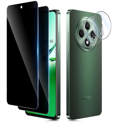 TUTUO Sichtschutz Schutzfolie für OPPO Reno 12 FS / Reno12 F für Panzerglas, 2+2 Stück Antispy Panzer Schutz Glas + Kameraschutz, 9H Härte Anti-Kratzer Privacy Folie, Anti-Spähen Schutzglas - Schwarz TUTUO Sichtschutz Schutzfolie für OPPO Reno 12 FS / Reno12 F für Panzerglas, 2+2 Stück Antispy Panzer Schutz Glas + Kameraschutz, 9H Härte Anti-Kratzer Privacy Folie, Anti-Spähen Schutzglas - Schwarz von TUTUO