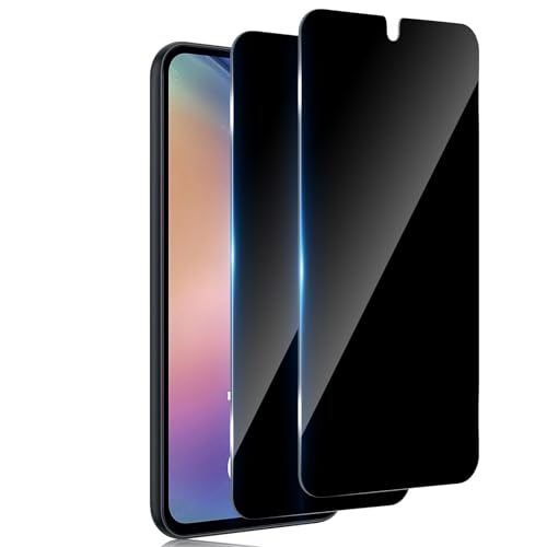 TUTUO Sichtschutz Schutzfolie für Samsung Galaxy A54 5G für Panzerglas, [2 Stück] Antispy Panzer Schutz Glas, 9H Härte Anti-Spähen Privacy Folie, Anti-Kratzer Schutzglas - Schwarz von TUTUO