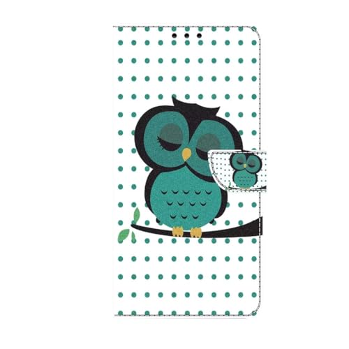 Hülle für Xiaomi Redmi Note 10 Pro 4G Handyhülle [Premium PU Leder] [Kartenfach] [Standfunktion] TPU Stoßfest Schutzhülle Klapphülle Handytasche Lederhülle für Xiaomi Redmi Note 10 Pro 4G,Eule von TUUNKMUY