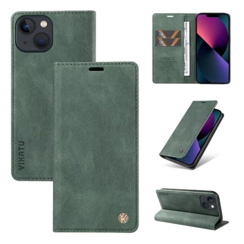 TUUNKMUY Lederhülle für Samsung Galaxy A5 2017 Hülle mit Kartenfach Geld Slot Ständer Magnetic Closure, Flip Case Leder Schutzhülle Tasche Handyhülle für Samsung Galaxy A5 2017,grün TUUNKMUY Lederhülle für Samsung Galaxy A5 2017 Hülle mit Kartenfach Geld Slot Ständer Magnetic Closure, Flip Case Leder Schutzhülle Tasche Handyhülle für Samsung Galaxy A5 2017,grün von TUUNKMUY