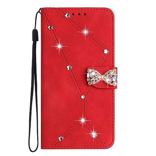 für Samsung Galaxy A13 5G/A04S/A04 4G Hülle, Für Samsung Galaxy A13 5G Glitzer Diamant Schmetterling Handyhülle Flip Case Book PU Leder Magnet Schutzhülle Ständer Handytasche für Samsung Galaxy A13, von TUUNKMUY