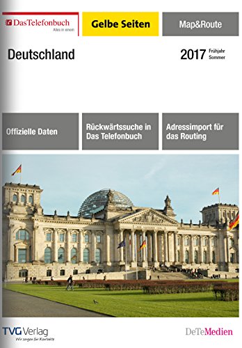 Das Telefonbuch Gelbe Seiten Map&Route Frühjahr/Sommer 2017 [PC Download] von TVG Verlag