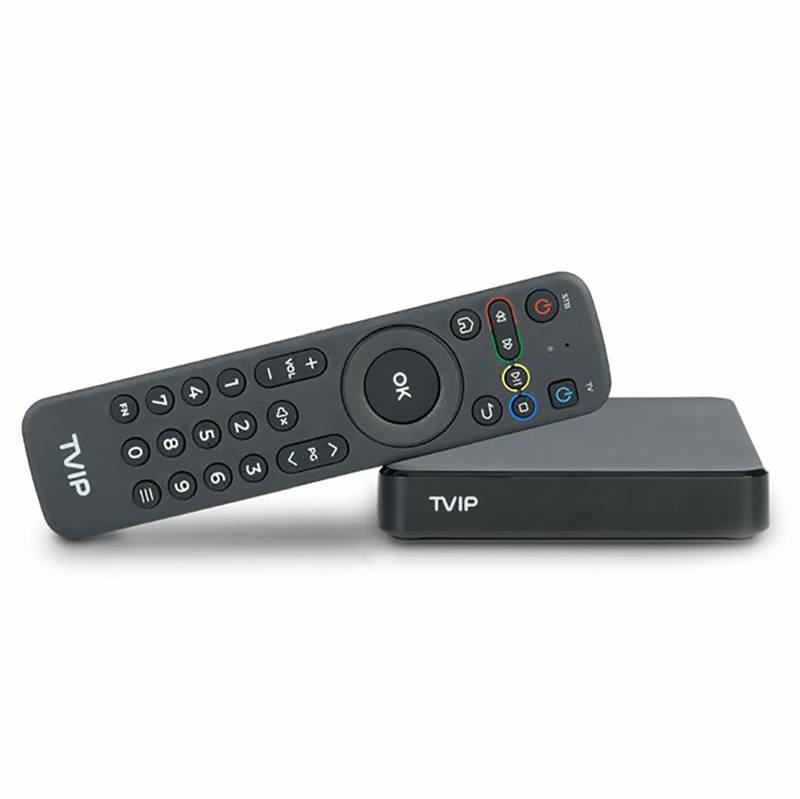 TVIP S-Box v.705 BT 4K UHD Android 11 IP-Receiver HDR, Dual-WiFi, LAN, Bluetooth, HDMI, USB, MicroSD von TVIP