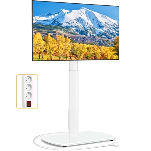 TV Ständer Weiß TV Bodenständer für 32-65 Zoll Fernseher bis zu 35 kg, Höhenverstellbar Fernsehständer Schwenkbar TV Standfuß Max. VESA 400x400mm TV Ständer Weiß TV Bodenständer für 32-65 Zoll Fernseher bis zu 35 kg, Höhenverstellbar Fernsehständer Schwenkbar TV Standfuß Max. VESA 400x400mm von TVON