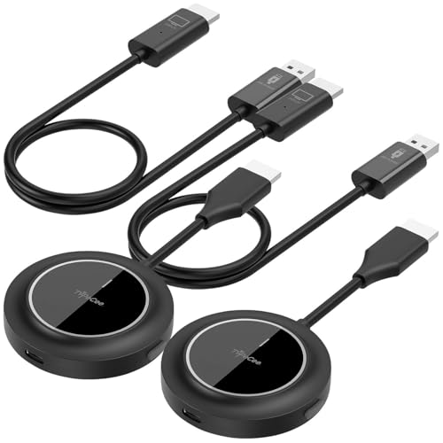 TVPeCee HDMI Transmitter: 2er-Set Wireless HDMI-Funk-Adapter, Sender & Empfänger, 1080p, 5 GHz (HDMI Übertragungssysteme, Transmitter Receiver) von TVPeCee