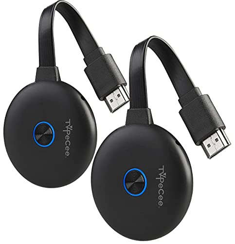 TVPeCee HDMI Wireless: 2er Pack WLAN-HDMI-Streaming-Empfänger für Miracast, AirPlay & DLNA (Wireless HDMI Streaming, Dongle, Smartphone) von TVPeCee