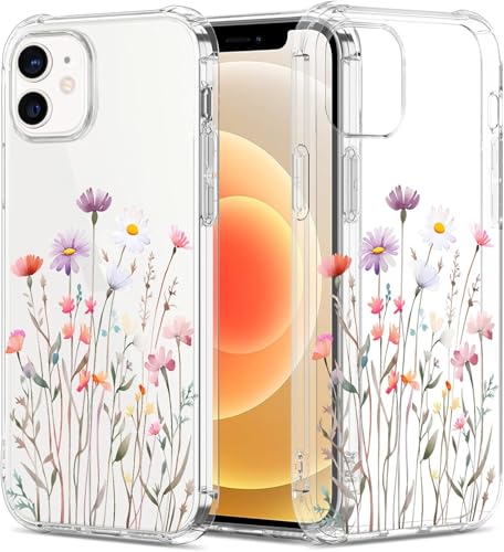 TVVTPU Hülle für iPhone 11, Transparent Blume Muster Handyhülle Schön Dünne Weich TPU Silikon Bumper Stoßfester Kratzfest Anti Vergilbung Schutzhülle für Mädchen Frauen Handytasche, Klar TVVTPU Hülle für iPhone 11, Transparent Blume Muster Handyhülle Schön Dünne Weich TPU Silikon Bumper Stoßfester Kratzfest Anti Vergilbung Schutzhülle für Mädchen Frauen Handytasche, Klar von TVVTPU