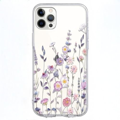 TVVTPU Hülle für iPhone 16 Pro, Transparent Blume Muster Handyhülle Schön Dünne Weich TPU Silikon Bumper Stoßfester Kratzfest Anti Vergilbung Schutzhülle für Mädchen Frauen Handytasche, Klar TVVTPU Hülle für iPhone 16 Pro, Transparent Blume Muster Handyhülle Schön Dünne Weich TPU Silikon Bumper Stoßfester Kratzfest Anti Vergilbung Schutzhülle für Mädchen Frauen Handytasche, Klar von TVVTPU