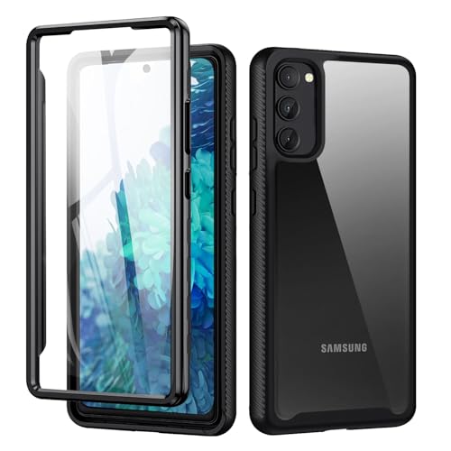 TVVTPU für Samsung Galaxy S20 FE Hülle, 360 Grad Rundumschutz Handyhülle mit Eingebautem Displayschutz, Stoßfest Panzerhülle Robuste Transparent Doppelseitig Outdoor Case, Schwarz TVVTPU für Samsung Galaxy S20 FE Hülle, 360 Grad Rundumschutz Handyhülle mit Eingebautem Displayschutz, Stoßfest Panzerhülle Robuste Transparent Doppelseitig Outdoor Case, Schwarz von TVVTPU