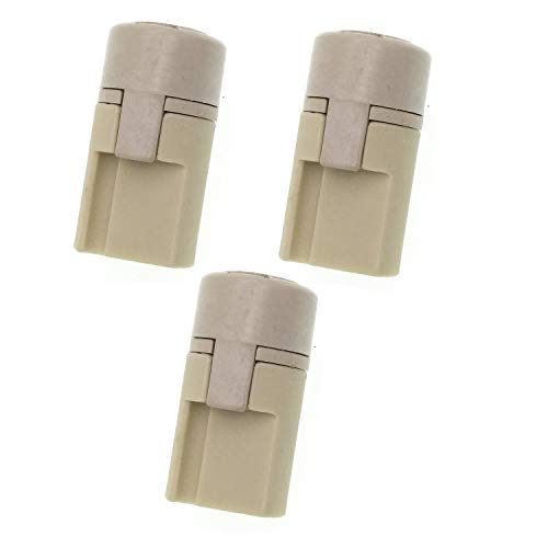 G9 Lampenfassungen, 3 Stück, G9 Keyless Keramik Halogen Sockel mit Rückabdeckung für G9 Glühbirne von TWDRTDD
