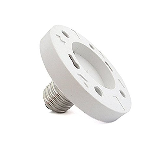 fineled E27 auf GX53 Adapter, E27 weiblich zu GX53 männlichen Cablematic LED Leuchtmittel Halter Adapter (1 Stück) von TWDRTDD