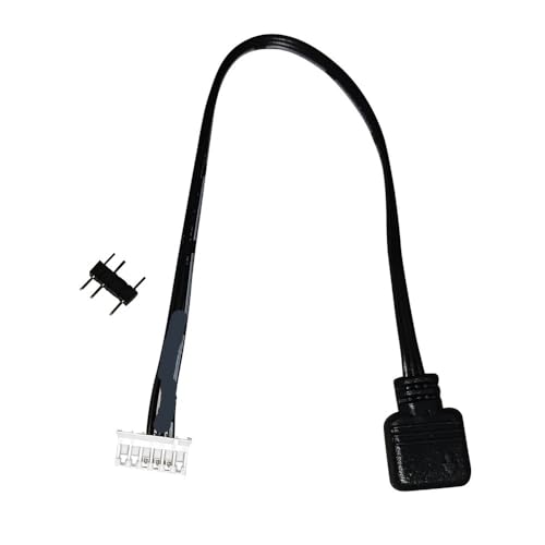 TWEJHX Kompatibel mit Lüftersteuerung 3Pin auf 4Pin 6Pin Adapterkabel Computer(6PIN) von TWEJHX